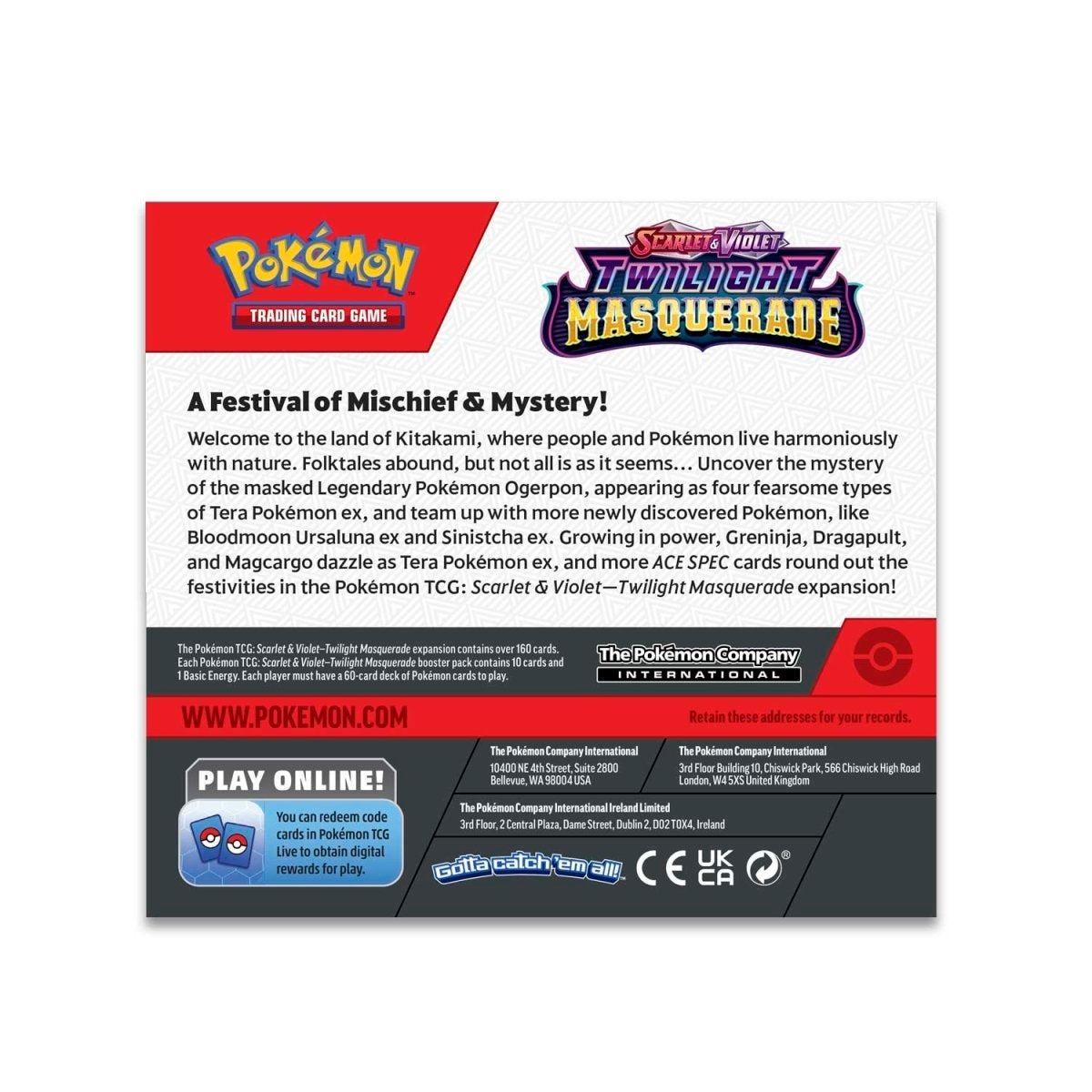 Pokemon - Booster Box - Scarlet & Violet - Twilight Masquerade